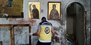 Suicide bomber attack on church in Syria kills at least 20 people