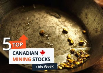 Top 5 Canadian Mining Stocks This Week: Guardian Exploration Gains 94 Percent